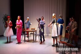 Theatergroep Flexibel van Cultuurhuis Wherelant doet mee aan de Special Theater Eenakter Road Show