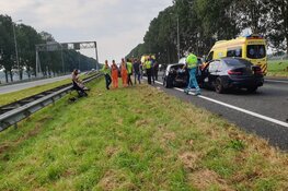 Zeven auto's betrokken bij ongeval op A7