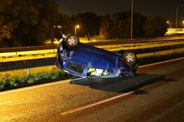 Ongeval op A7, twee gewonden