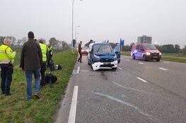 Drie auto's betrokken bij kleine kettingbotsing