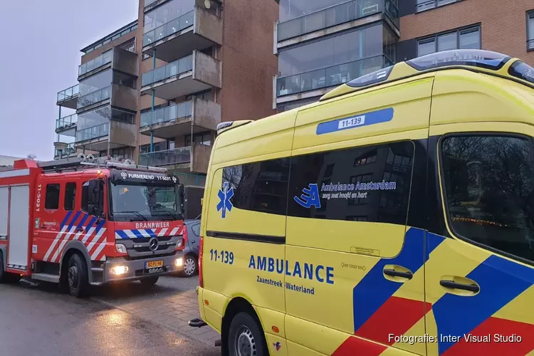 Gewonde bij vlam in de pan in Purmerend