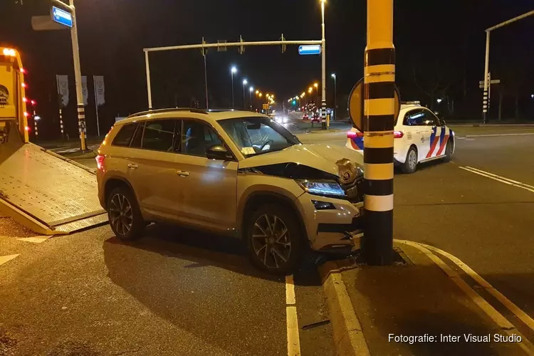 Automobilist onder invloed krijgt ongeluk