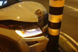 Automobilist onder invloed krijgt ongeluk