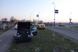 Opnieuw ongeval bij net geplaatste rotondes op N243 in Noordbeemster
