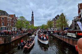 Drukke, maar gezellige Koningsdag in Amsterdam