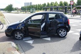 Motorfiets in botsing met auto in Purmerend