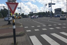 Motorfiets in botsing met auto in Purmerend