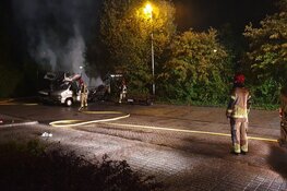 Twee campers in brand op parkeerplaats in Purmerend