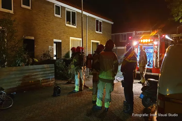 Explosie en brand bij woning in Purmerend