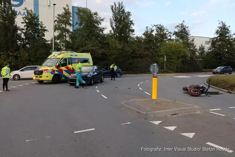 Ongeval op rotonde in Purmerend