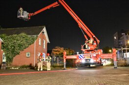 Brand op zolder van sloopwoning in Purmerend