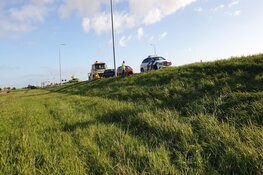 Eenzijdig ongeluk op A7 bij Beets