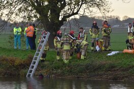 Auto in kanaal aangetroffen bij Wijdewormer