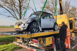 Auto in de sloot in Westbeemster