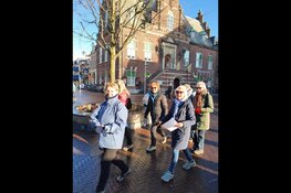 Winterwandeling met veel deelnemers