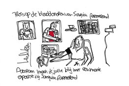 Kunstenaar Henk Veen exposeert in bloedbank Sanquin Purmerend