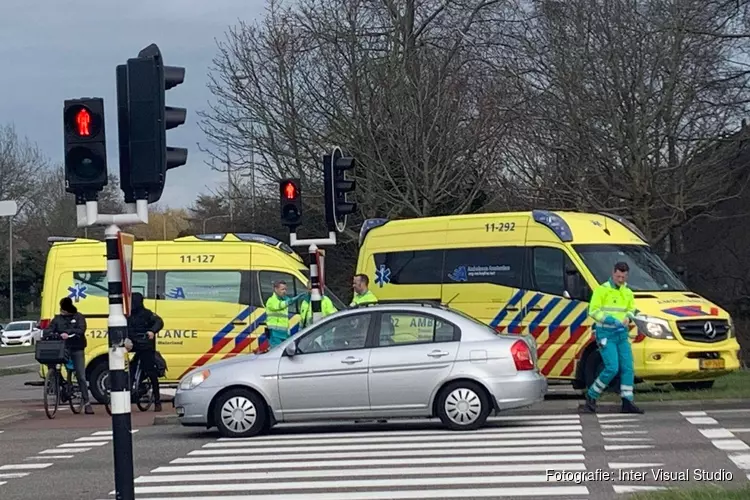 Kop-staartbotsing bij Jan Blankenbrug in Purmerend