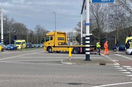 Kop-staartbotsing bij Jan Blankenbrug in Purmerend