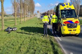 Motorrijder gewond bij ongeval op N244