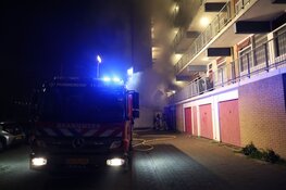 Flinke rookontwikkeling bij brand in flat Anne Franklaan
