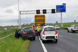 Twee auto's betrokken bij ongeluk op A7 thv Wijdewormer