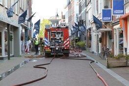Brand in oude binnenstad van Purmerend
