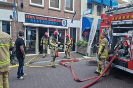 Brand in oude binnenstad van Purmerend