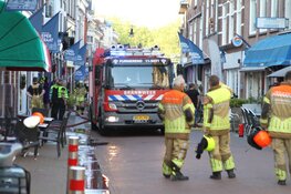 Brand in oude binnenstad van Purmerend