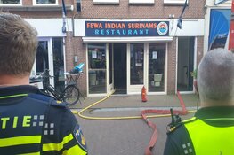 Brand in oude binnenstad van Purmerend