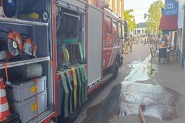 Brand in oude binnenstad van Purmerend