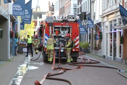 Brand in oude binnenstad van Purmerend