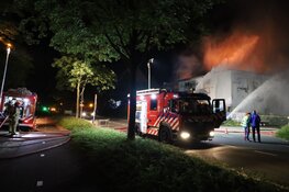 Uitslaande brand bij afvalverwerker