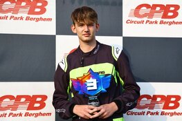 Zwaarbevochten podium voor Bram Plomp bij Kart4Fun in Berghem