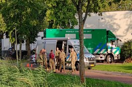 Leeghwaterpark afgezet om gevonden explosief