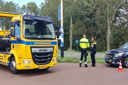 Veel schade bij ongeval op Zuiderweg