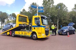 Veel schade bij ongeval op Zuiderweg