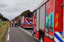 Zwaargewonde bij ernstig ongeval op N247, weg afgesloten