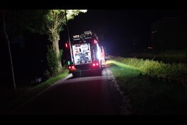 Fietser te water gegaan in Zuidoostbeemster