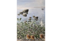 Schilder Bertina van Leen in augustus te zien bij de VVV