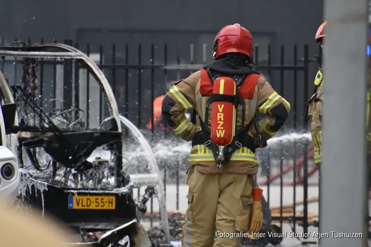 Flinke brand bij Picnic in Purmerend