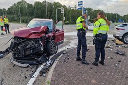 Veel schade bij ongeval op de N244 in Zuidoostbeemster