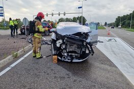 Veel schade bij ongeval op de N244 in Zuidoostbeemster