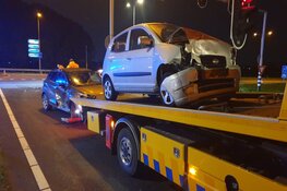 Veel schade bij ongeval op N244