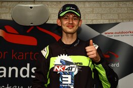 Karter Bram Plomp komt weliswaar een centimeter tekort maar is trots op vice-kampioenschap in NK viertakt!