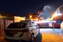Brand op zolder van woning in Purmerend