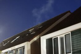 Brand op zolder van woning in Purmerend