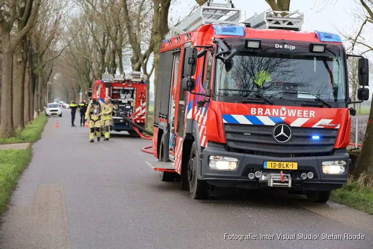 Asbest bij brand in Westbeemster
