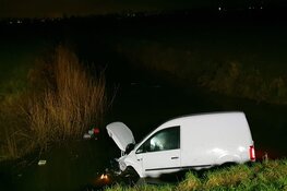 Twee voertuigen te water in Middenbeemster, geen gewonden, wel aanhouding