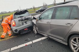 Ongeval op A7 thv Wijdewormer
