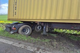 N244 straks afgesloten voor berging vrachtwagen